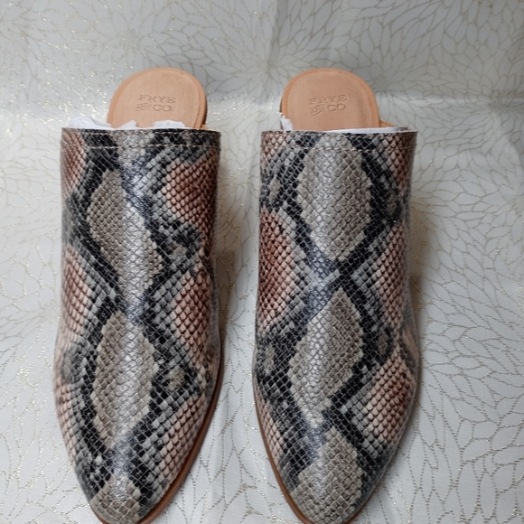 Frye & co snake print mules - Picture 3 of 4